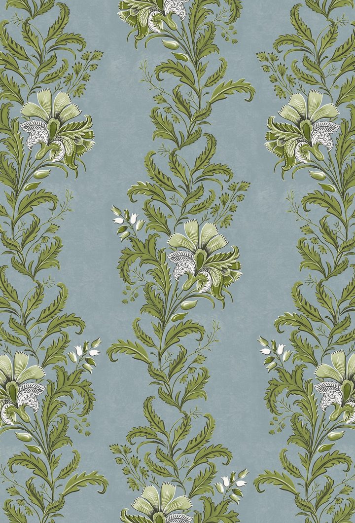 CINNY James Celeste - Floral trellis wallpaper