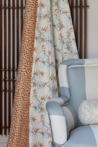 CINNY Arthur Stripe Bedroom sofa with Jessica and Coco