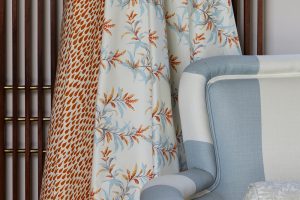 CINNY Arthur Stripe Bedroom sofa with Jessica and Coco